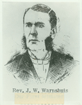 Reverend John William (J.W.) Warnshuis, Northwestern Classical Academy, 1883