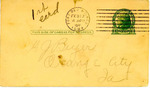 Letter from Fort Des Moines