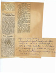 POW Articles, Undated