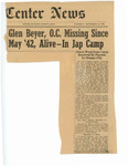 POW Newspaper Article 1943-09-23 by Glenn H. Beyer