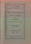 The Classic, Spring 1931 by Northwestern Junior College and Classical Academy
