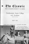 The Classic, May 1954 by Northwestern Junior College and Classical Academy
