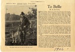 "To Belle" by R.B. LeCocq, July 1926 by Ralph B. LeCocq