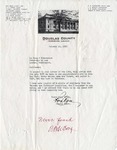 Letter from Roy Agee to Ralph B. LeCocq, October 16, 1950 by Roy Agee