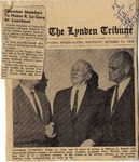 "Chamber Members to Honor R. LeCocq at Luncheon", October 20, 1966 by The Lynden Tribune