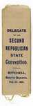Republican State Convention Ribbon, 1890 by LeCocq