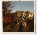 Ralph LeCocq with Arabian Mare 1, 1971 by LeCocq