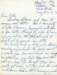 Letter from Camp Bowie, Texas, March 22, 1942 by Ralph Mouw