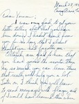 Letter from Camp Bowie, Texas, March 28, 1942 by Ralph Mouw
