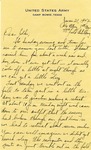 Letter from Camp Bowie, Texas, June 21, 1942