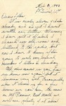 Letter from Fort Lewis, Washington, February 8, 1943 by Ralph Mouw