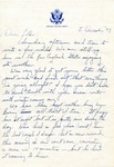 Letter from New York, New York, December 5, 1943