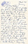 Letter from Germany, March 1, 1945