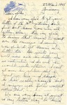Letter from Germany, March 27, 1945