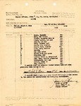 Regimental Shipping Ticket, 1942