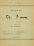 The Classic, December 1900