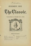 The Classic, December 1902 by Northwestern Classical Academy
