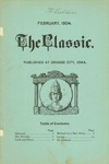 The Classic, February 1904 by Northwestern Classical Academy