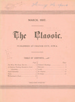 The Classic, March 1897 by Northwestern Classical Academy