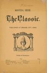 The Classic, March 1906 by Northwestern Classical Academy