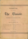 The Classic, November 1896 by Northwestern Classical Academy