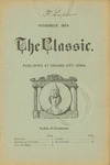 The Classic, November 1904 by Northwestern Classical Academy