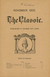 The Classic, November 1905 by Northwestern Classical Academy