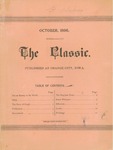 The Classic, October 1896 by Northwestern Classical Academy