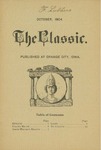 The Classic, October 1904 by Northwestern Classical Academy