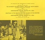Summer Practicum with University of South Dakota 1970