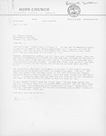 Marlin Vander Wilt Letter by Marlin A. Vander Wilt