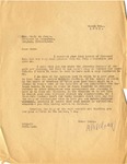 Letter from R.B. LeCocq to B. de Jonge, March 9, 1925