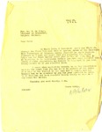 Letter from R.B. LeCocq to B. de Jonge, July 31, 1925 by Ralph B. LeCocq