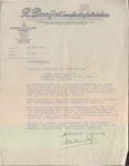 Letter from R. Dooijes to Personeelszaken, February 18, 1944