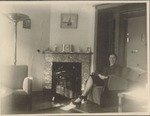 Photograph of Elisabeth Wolff sitting, undated