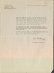 Letter from Hebbe Kohlbrugge, September 14, 1945