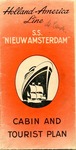 Brochure of the Holland-American Line, Cabin and Tourist Plan, “S.S. Nieuw Amsterdam,” June 22, 1948